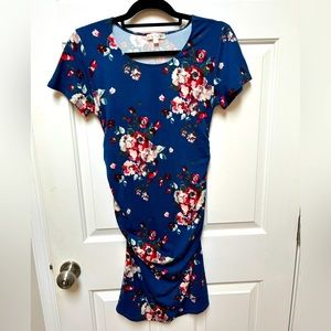 Stitch Fix Nine Britton Hannah Maternity Fitted Short Sleeve Knit Dress